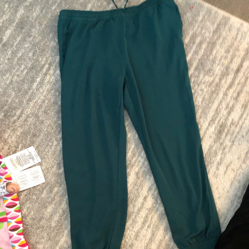 Emerald green joggers